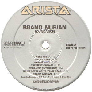 Brand Nubian : Foundation (2xLP, Album, Gat)