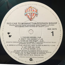 Load image into Gallery viewer, Stephen Bishop : Red Cab To Manhattan (LP, Album, Win)