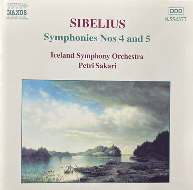 Sibelius* - Iceland Symphony Orchestra, Petri Sakari : Symphonies Nos 4 & 5 (CD, Album)
