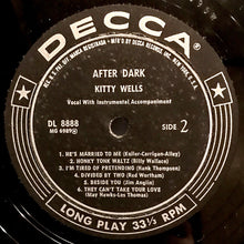 Load image into Gallery viewer, Kitty Wells : After Dark (LP, Mono)