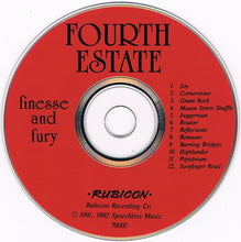 Load image into Gallery viewer, Fourth Estate : Finesse And Fury (CD, Album, Red)