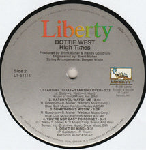 Load image into Gallery viewer, Dottie West : High Times (LP, Album)