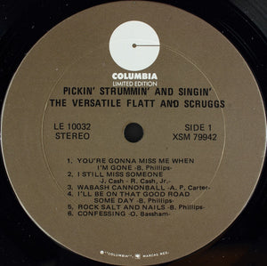 Flatt & Scruggs : The Versatile Flatt & Scruggs: Pickin', Strummin' And Singin' (LP, Album, RE)