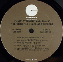 Load image into Gallery viewer, Flatt &amp; Scruggs : The Versatile Flatt &amp; Scruggs: Pickin&#39;, Strummin&#39; And Singin&#39; (LP, Album, RE)
