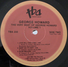 Load image into Gallery viewer, George Howard : The Very Best Of George Howard Vol. 1 (LP, Comp)