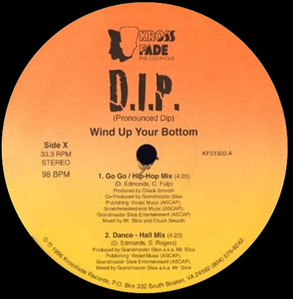 D.I.P : Wind Up Your Bottom / I Knu (12