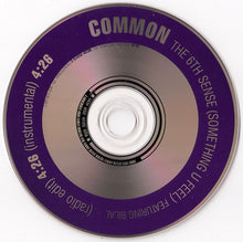 Load image into Gallery viewer, Common : The 6th Sense (Something U Feel) (CD, Single, Promo)