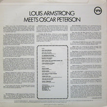 Load image into Gallery viewer, Louis Armstrong Meets Oscar Peterson : Louis Armstrong Meets Oscar Peterson (LP, Album, RE)