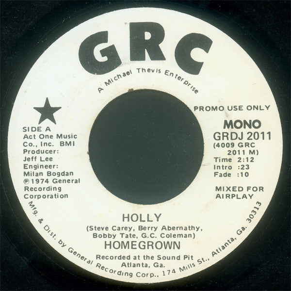 Homegrown (5) : Holly (7