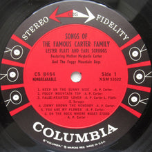 Load image into Gallery viewer, Lester Flatt &amp; Earl Scruggs*, Maybelle Carter, The Foggy Mountain Boys : Songs Of The Famous Carter Family (LP, Album)