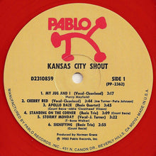 Load image into Gallery viewer, Count Basie, Big Joe Turner, Eddie "CleanHead" Vinson : Kansas City Shout (LP, Album, Red)