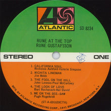Load image into Gallery viewer, Rune Gustafsson : Rune At The Top (LP)