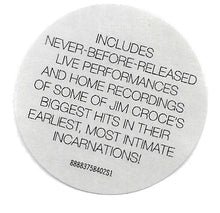 Load image into Gallery viewer, Jim Croce : The Lost Recordings (CD, Album)