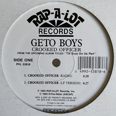 Geto Boys : Crooked Officer (12