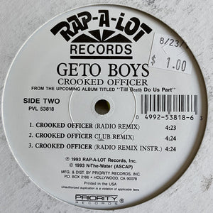 Geto Boys : Crooked Officer (12")