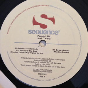 Panjabi MC : Beware Of The Boys (Mundian To Bach Ke) (12")