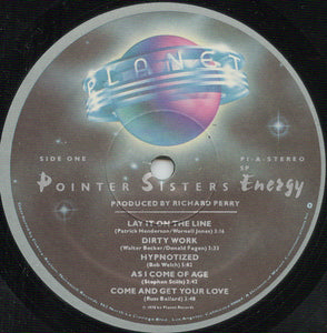 Pointer Sisters : Energy (LP, Album, RE)