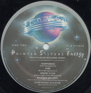 Pointer Sisters : Energy (LP, Album, RE)