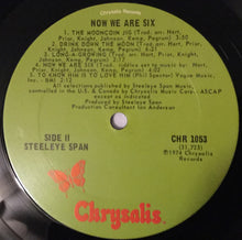 Load image into Gallery viewer, Steeleye Span : Now We Are Six (LP, Album)