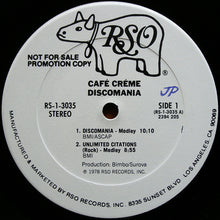 Load image into Gallery viewer, Café Créme* : Discomania (LP, Album, Promo)