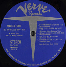 Load image into Gallery viewer, The Righteous Brothers : Souled Out (LP, Album, MGM)