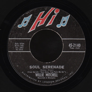 Willie Mitchell : Soul Serenade / Mercy Mercy Mercy (7