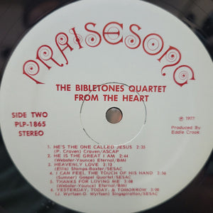 The Bibletones Quartet : From The Heart (LP, Album)