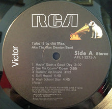 Load image into Gallery viewer, Aka The Max Demian Band : Take It To The Max (LP, Album)