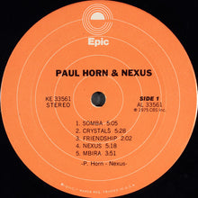 Load image into Gallery viewer, Paul Horn + Nexus (18) : Paul Horn + Nexus (LP, Album)