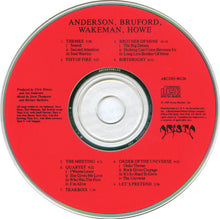 Load image into Gallery viewer, Anderson Bruford Wakeman Howe : Anderson Bruford Wakeman Howe (CD, Album)
