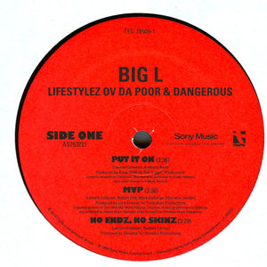 Big L : Lifestylez Ov Da Poor & Dangerous (2xLP, Album, RE, RM)