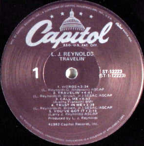 LJ Reynolds : Travelin' (LP, Album)