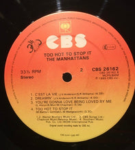 Load image into Gallery viewer, Manhattans : Too Hot To Stop It (LP, Album)