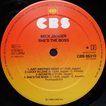 Load image into Gallery viewer, Mick Jagger : She's The Boss (LP, Album, Sun)