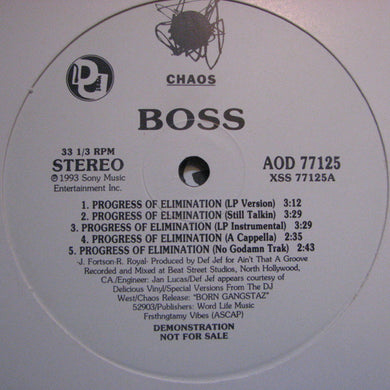 Boss (3) : Progress Of Elimination (12