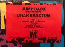 Load image into Gallery viewer, Dhar Braxton : Jump Back (Set Me Free) (12&quot;)