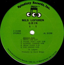 Load image into Gallery viewer, Nils Lofgren - Grin : 1+1 (LP, Album, Gre)