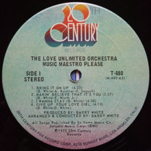 Load image into Gallery viewer, Love Unlimited Orchestra : Music Maestro Please (LP, Album, Pit)