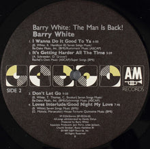 Load image into Gallery viewer, Barry White : Barry White: The Man Is Back! (LP, Album)