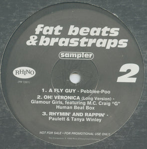 Various : Fat Beats & Brastraps Sampler (12", Promo)