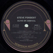 Load image into Gallery viewer, Steve Forbert : Alive On Arrival (LP, Album, Pit)