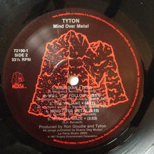 Load image into Gallery viewer, Tyton : Mind Over Metal (LP, Album)