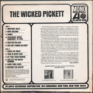 Wilson Pickett : The Wicked Pickett (LP, Album, Mono)