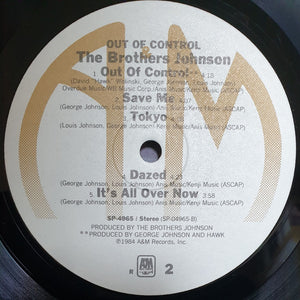 The Brothers Johnson* : Out Of Control (LP, Album, R P)