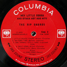 Load image into Gallery viewer, The Rip Chords : Hey Little Cobra And Other Hot Rod Hits (LP, Album)