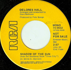 Delores Hall : Shadow Of The Sun / Law And Order (7", Mono, Promo)