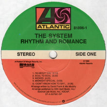 Load image into Gallery viewer, The System : Rhythm And Romance (LP, Album)