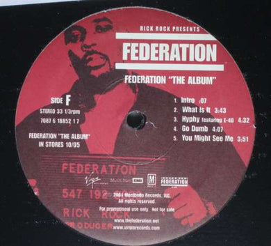 Federation : Federation (2xLP, Promo)