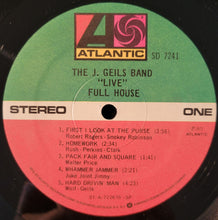 Load image into Gallery viewer, The J. Geils Band : &quot;Live&quot; Full House (LP, Album, RP, SP)