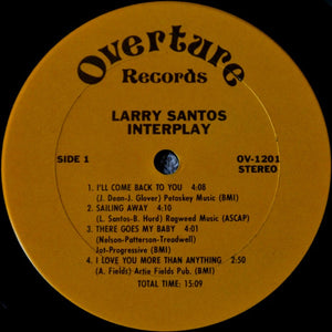 Larry Santos : Interplay (LP, Album)